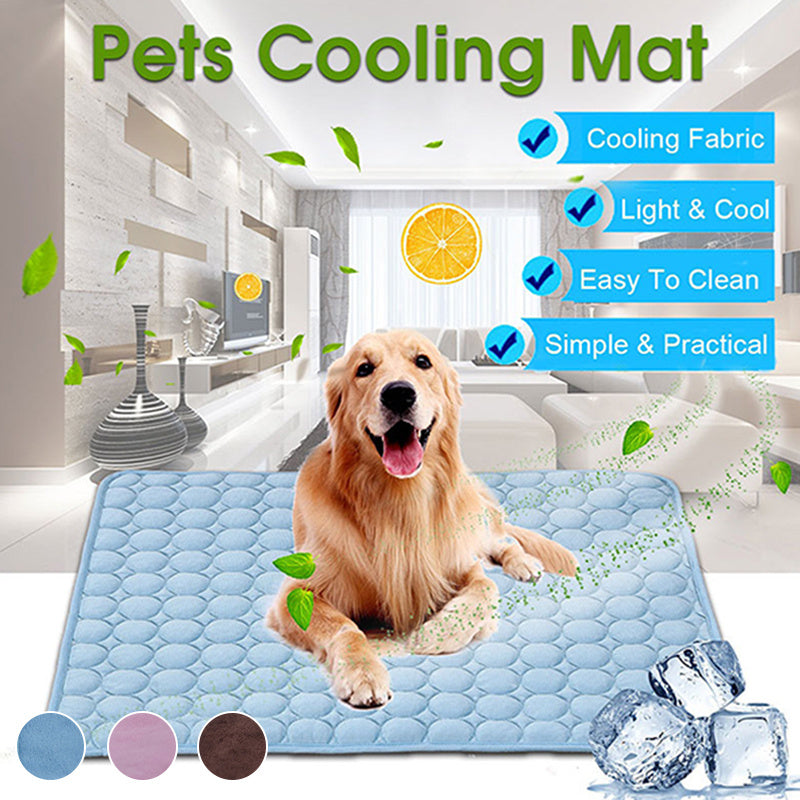 RuffRoamer ChillPad™Summer Cooling Mats Blanket Ice Bed for Dogs