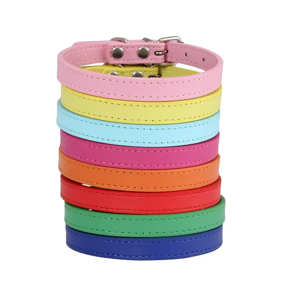 RuffRoamer™ Mini Explorer Collar Leather collar for Pets