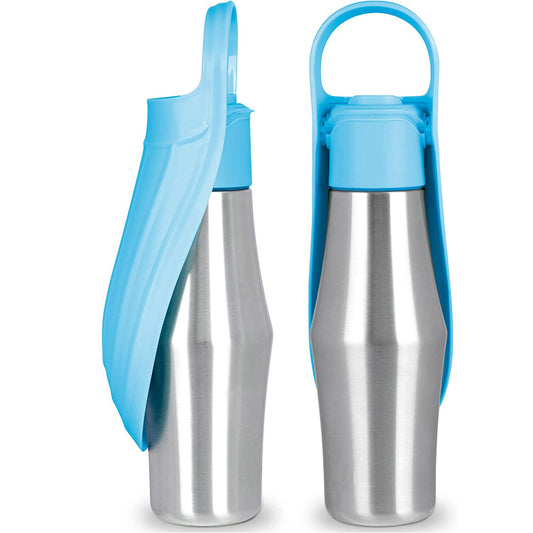 RuffRoamer™ Premium Stainless Steel Dog Water Bottle (500ml)