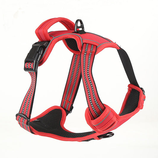 RuffRoamer™ Dog Harness No Pull Breathable Reflective Pet Harness Vest