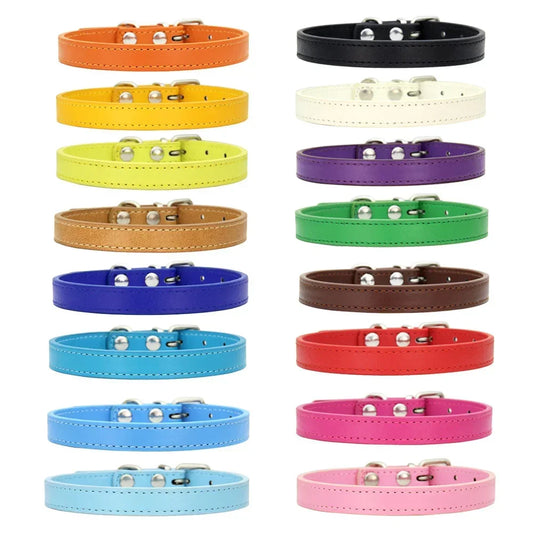 RuffRoamer™ Mini Explorer Collar Leather collar for Pets