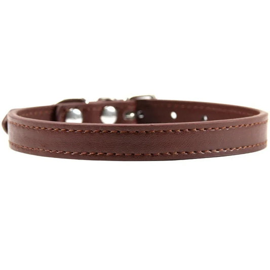 RuffRoamer™ Mini Explorer Collar Leather collar for Pets