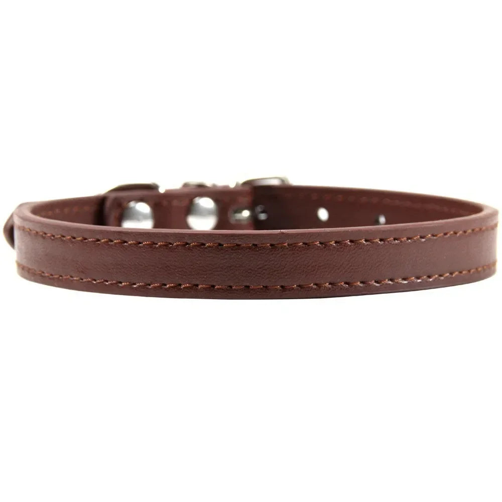 RuffRoamer™ Mini Explorer Collar Leather collar for Pets